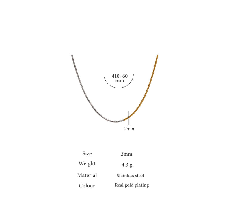 AURA Two-Tone Necklaces