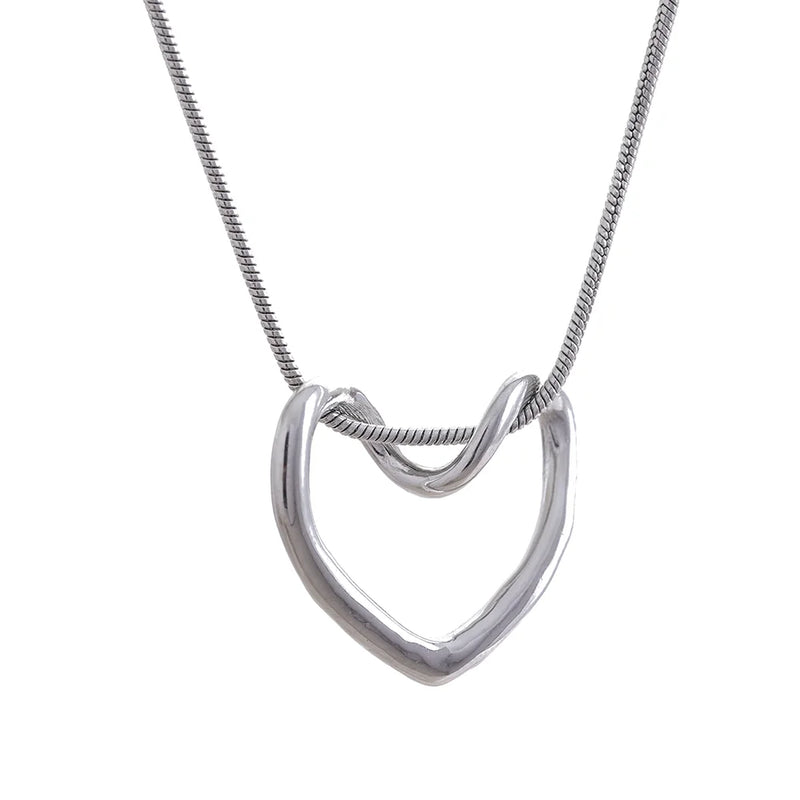 Looped Heart Necklaces