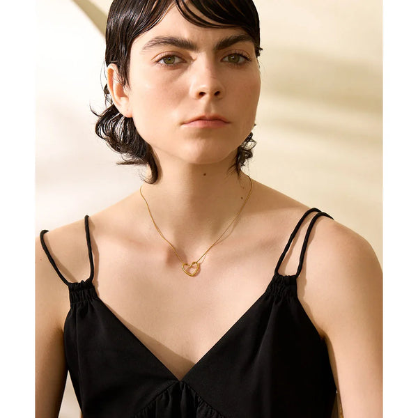 Looped Heart Necklaces